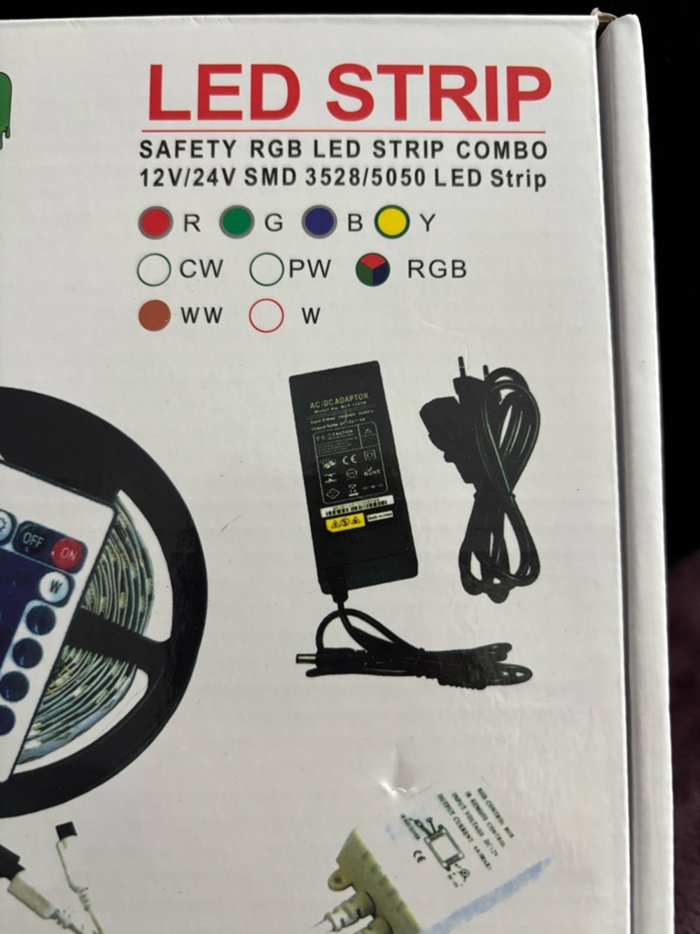 BOOOM LED STRIP 12V RGB LED Strip Kit with Remote - Multicolor - Picture 6 of 6